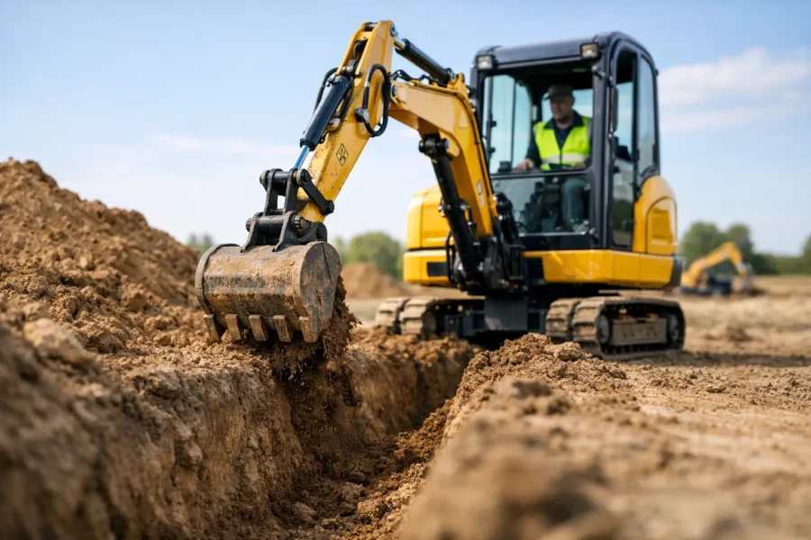 6 Checks for the Best Mini Excavator for Trenching