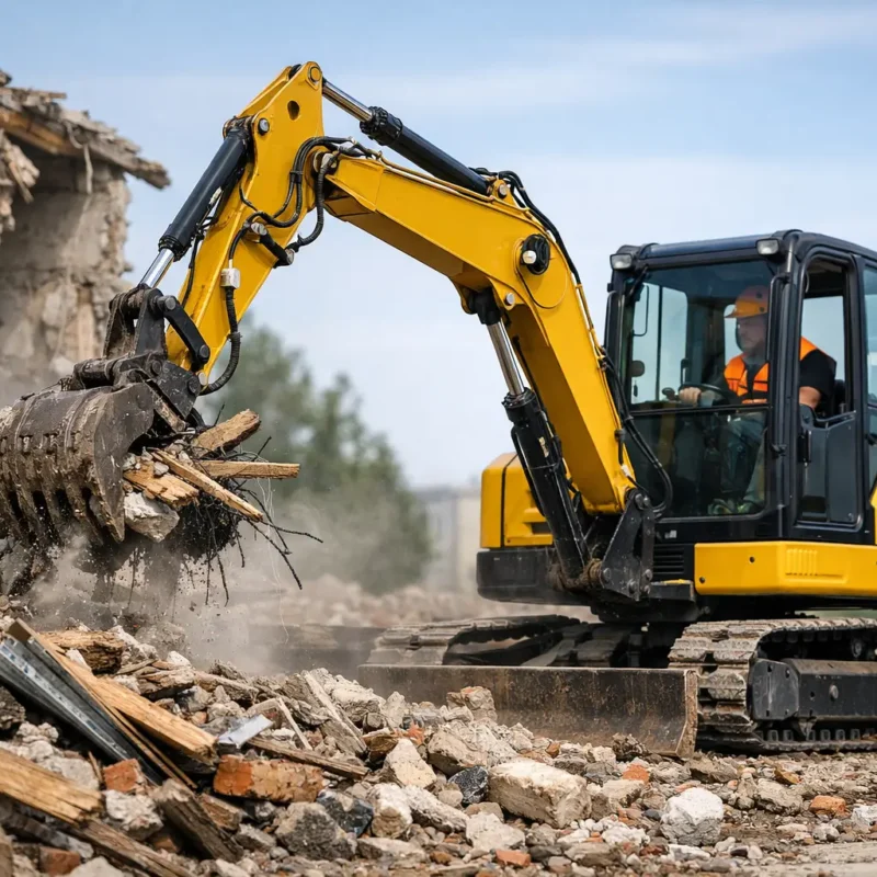 Choosing a Mini Excavator for Demolition Work