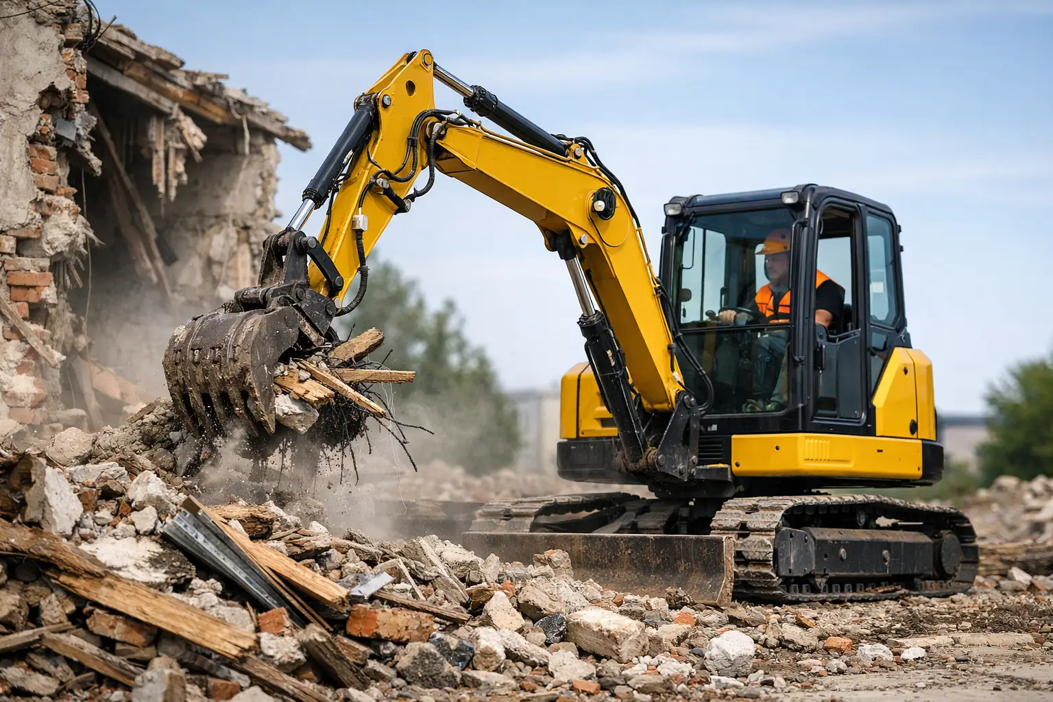 Choosing a Mini Excavator for Demolition Work