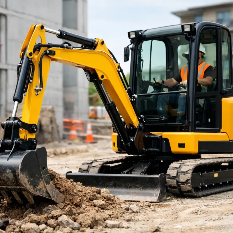 JCB 18Z-1 Mini Excavator for Tight Jobsites