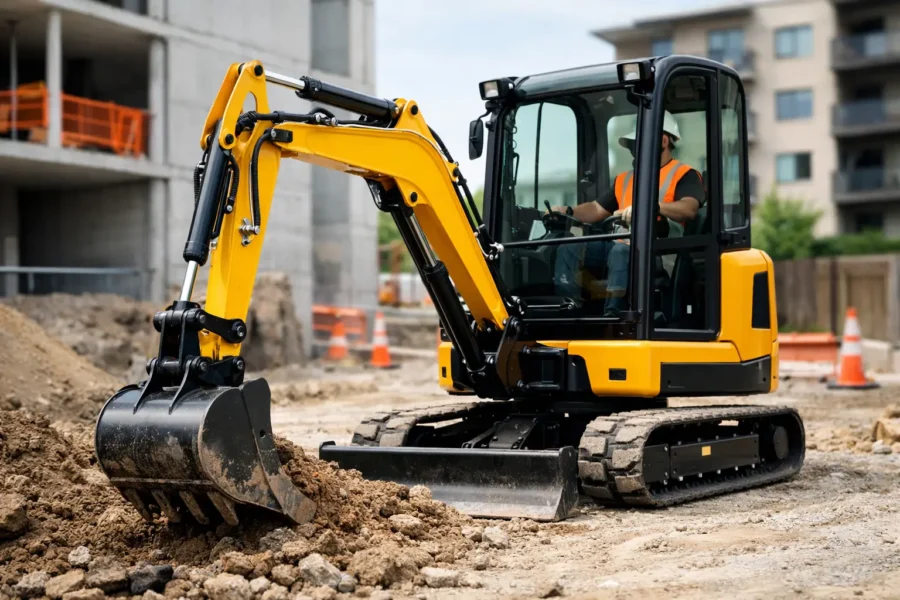 JCB 18Z-1 Mini Excavator for Tight Jobsites