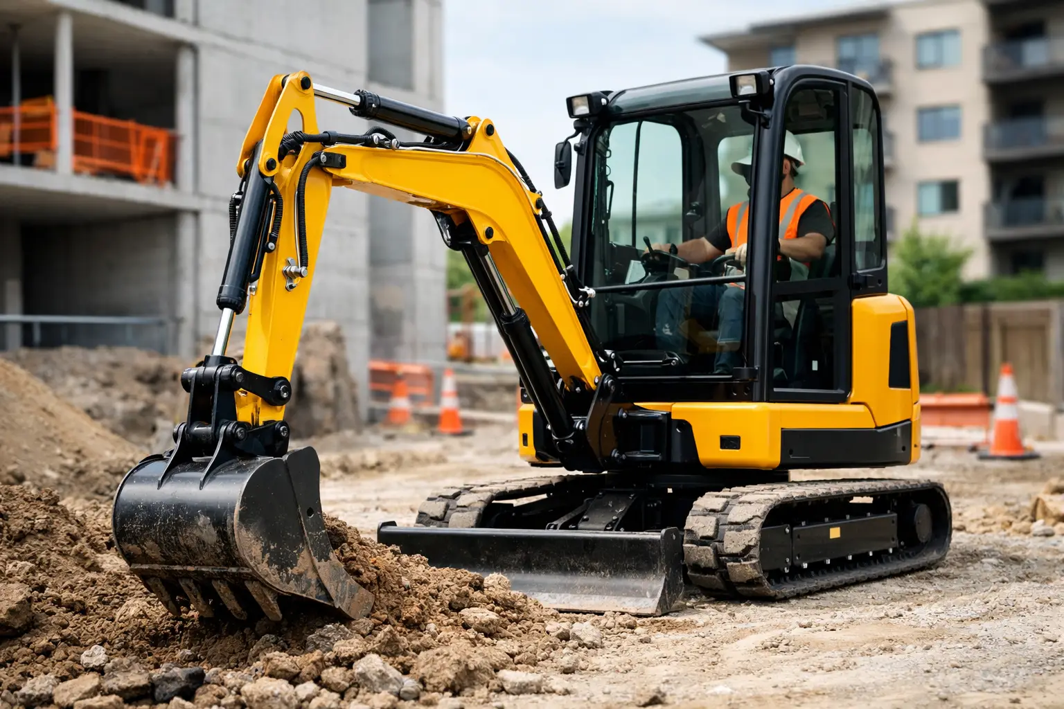 JCB 18Z-1 Mini Excavator for Tight Jobsites