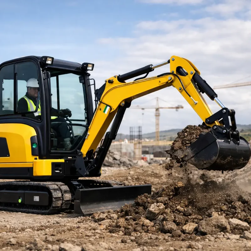 JCB 19C-1E Electric Excavator for Tough Jobs
