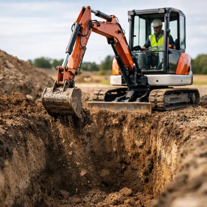 Mini Excavator Digging Depth: Match It to the Job