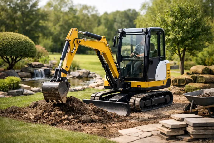 Mini Excavator for Landscaping Jobs: Get the Fit