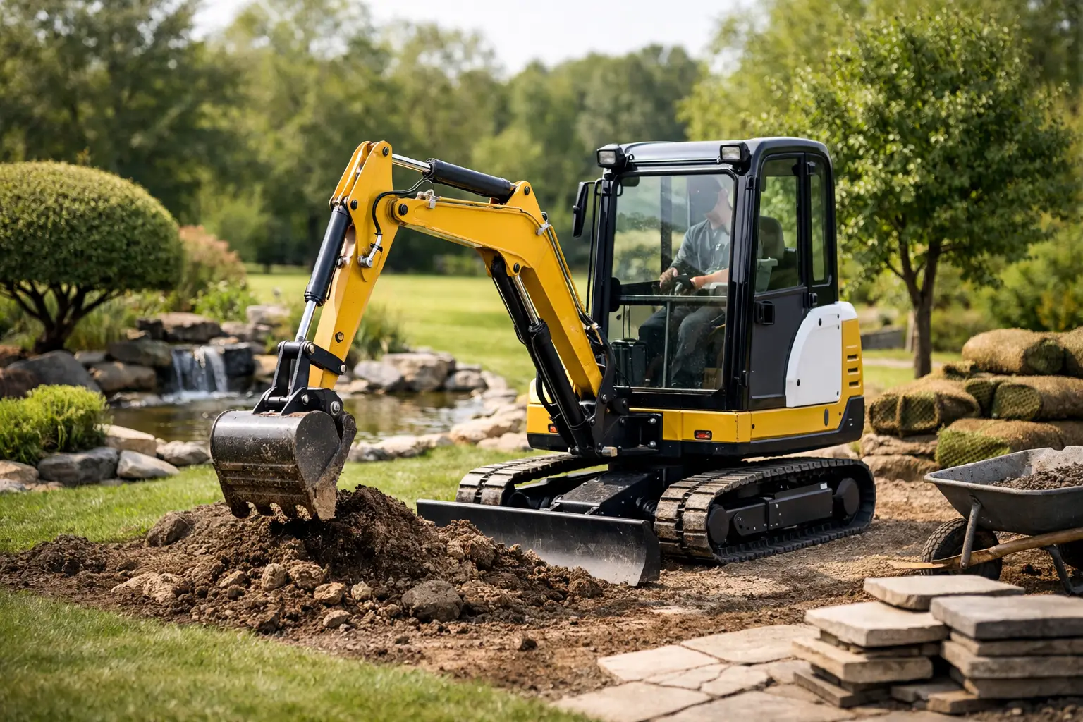 Mini Excavator for Landscaping Jobs: Get the Fit