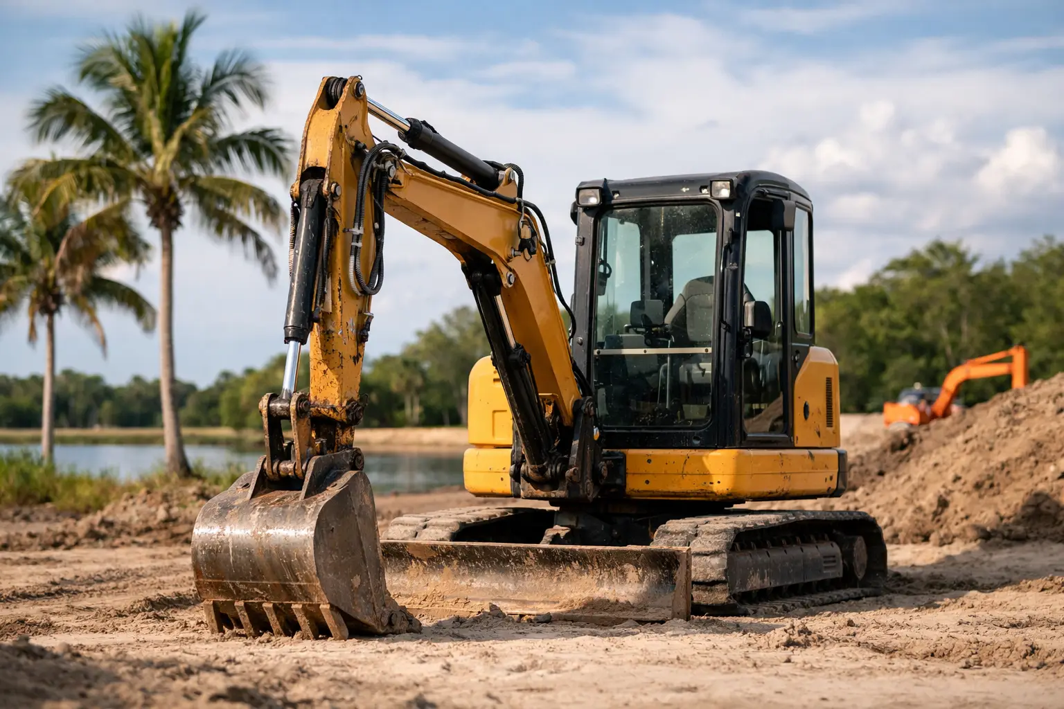 Used Mini Excavators for Tough Florida Jobs