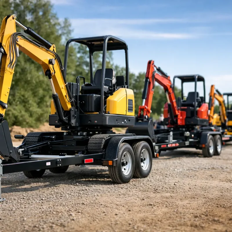7 Best Towable Excavators for Contractors