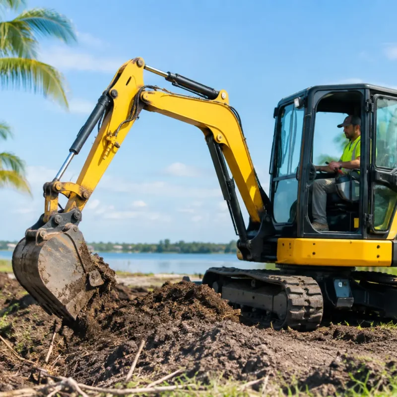 Mini Excavators for Demanding Florida Jobs