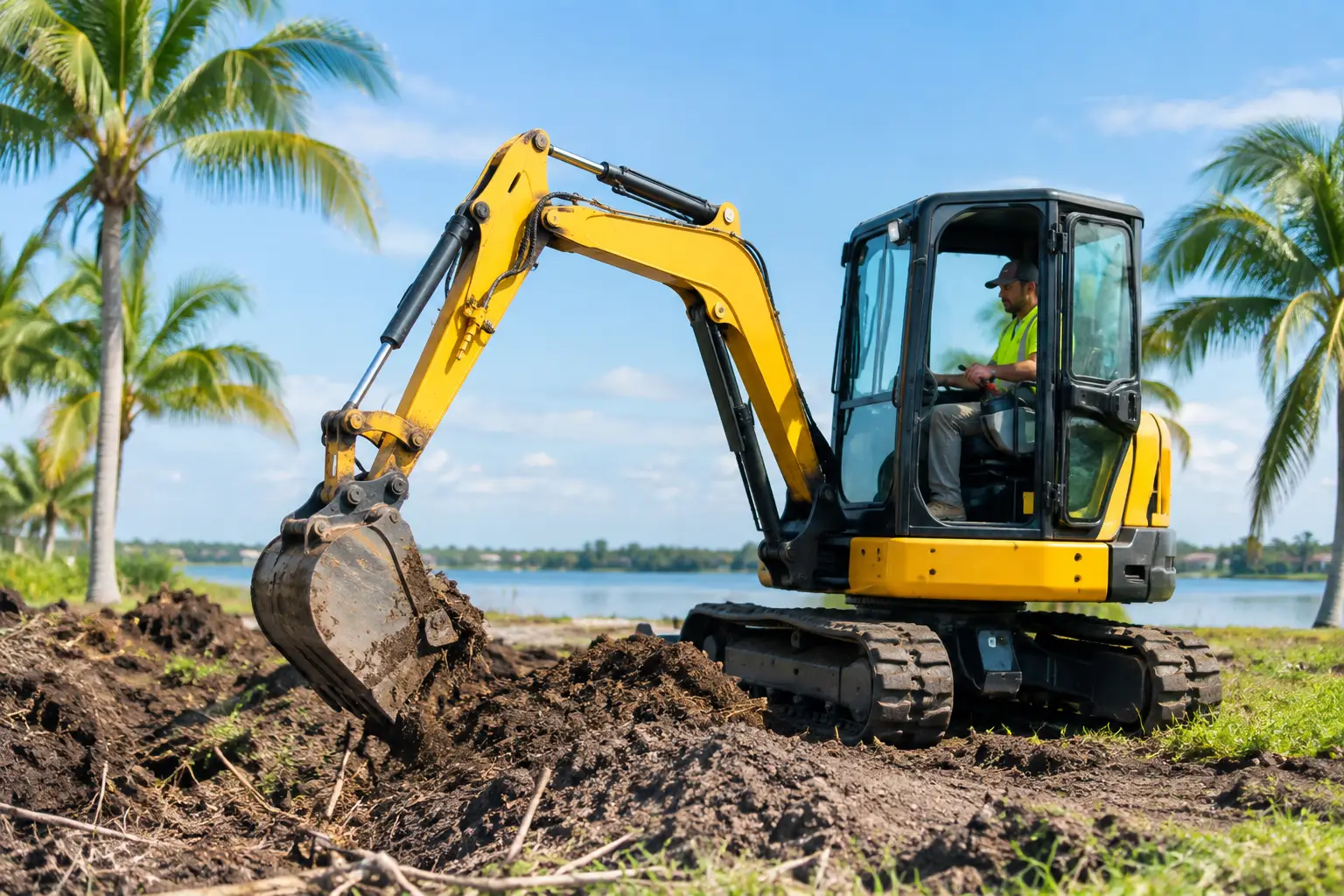 Mini Excavators for Demanding Florida Jobs