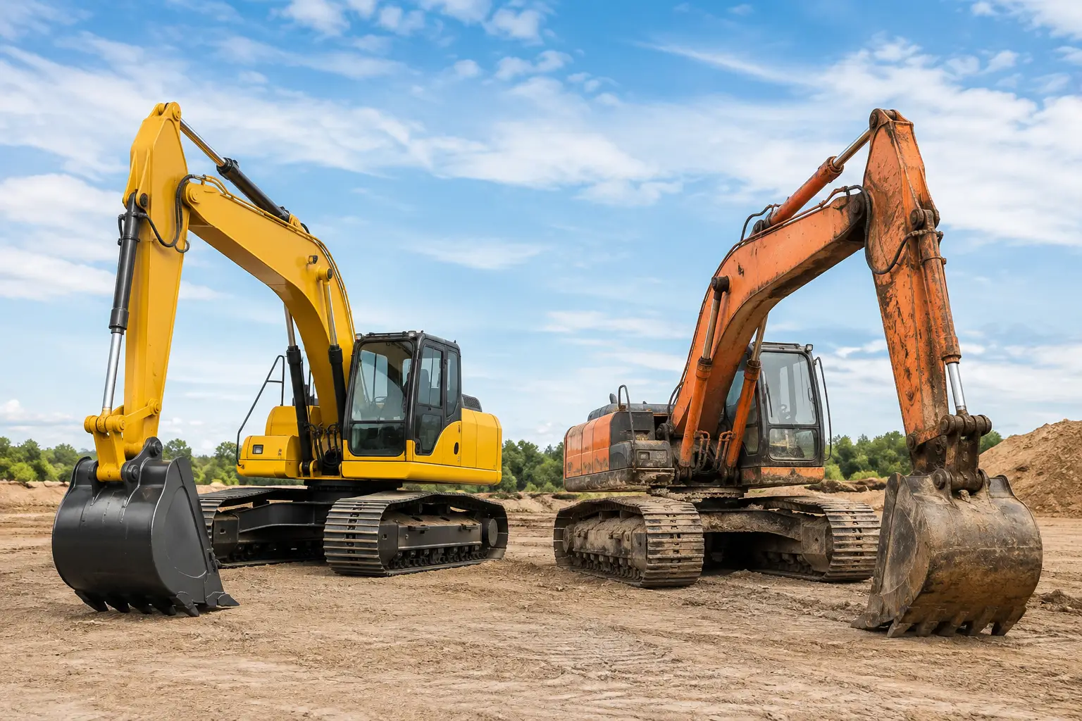 New Versus Used Excavators for Your Next Job