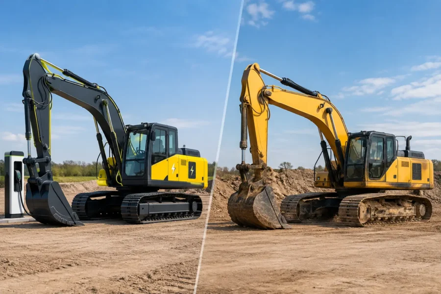 Electric vs Diesel Excavator: Which Fits the Job?