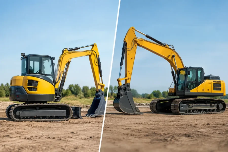 Reduced Swing Versus Conventional Excavators